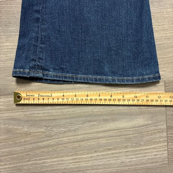 Vintage Y2K True Religion Low Rise Flare Blue Jeans Size 27 Distressed Western - Picture 5 of 7
